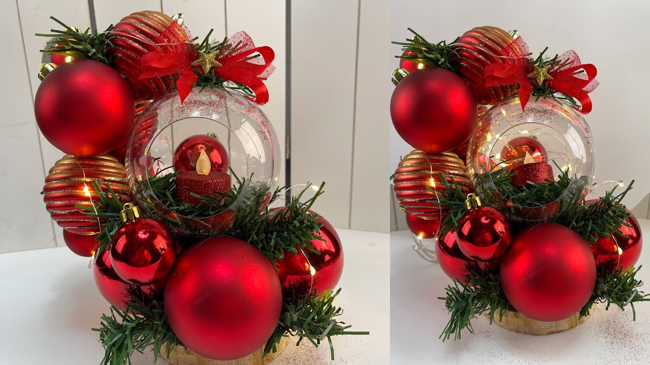 SPETTACOLARE GUARDA COME PUOI RICICLARE LE VECCHIE PALLINE DI NATALE E UN VECCHIO ALBERO