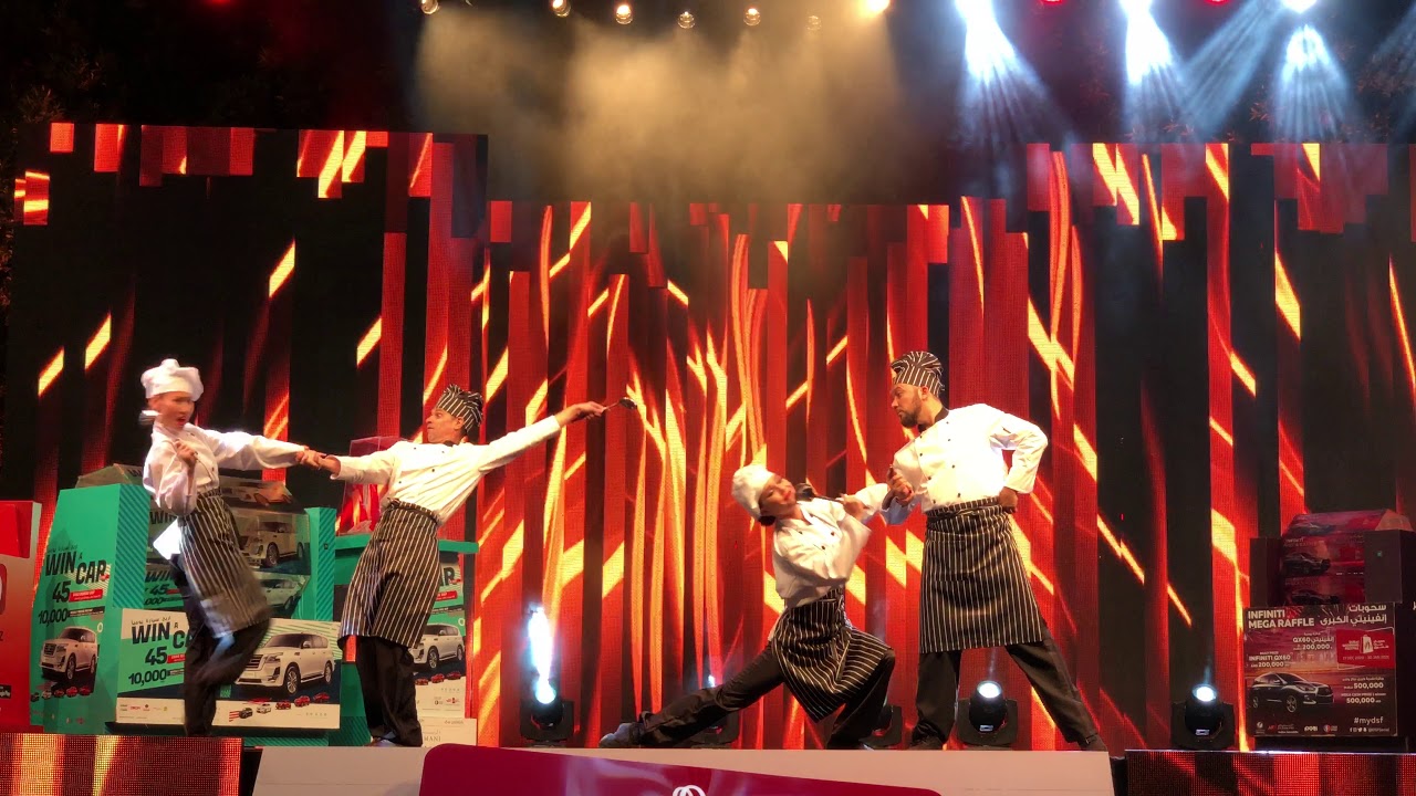 Cooks (Chefs) Dance show for Dubai Shopping Festival (DSF) 2021