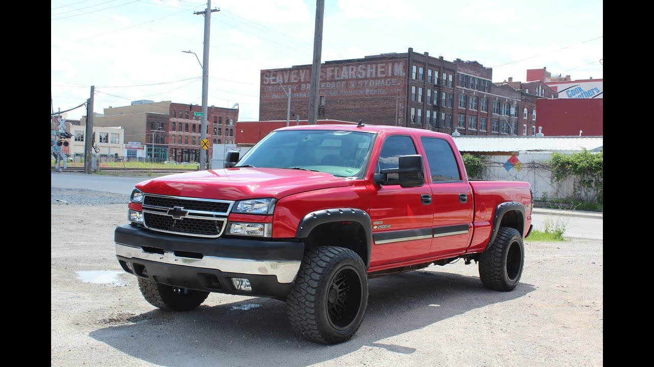 2006 Chevy Silverado 2500 LBZ 1 owner Red