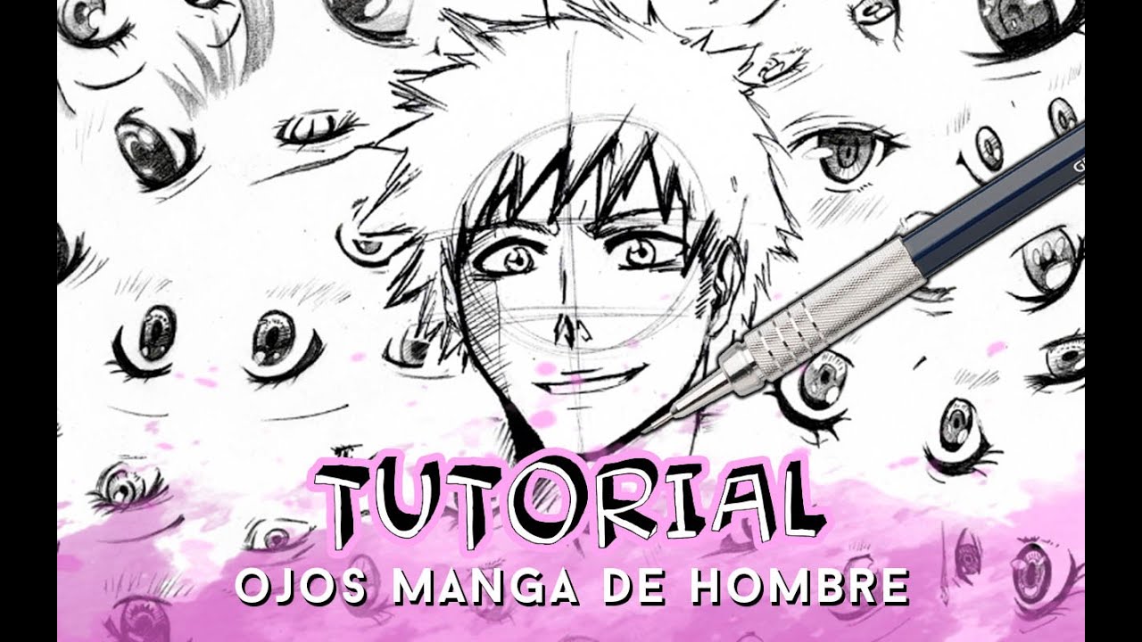 COMO DIBUJAR OJOS ANIME /MANGA PASO A PASO (HOMBRE) | Why So Gurin