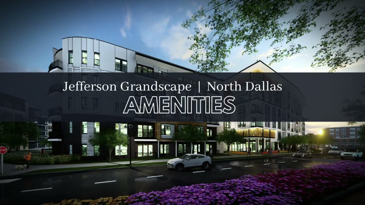 Jefferson Grandscape North Dallas Luxury Apartment Tour | Upscale Community Amenities