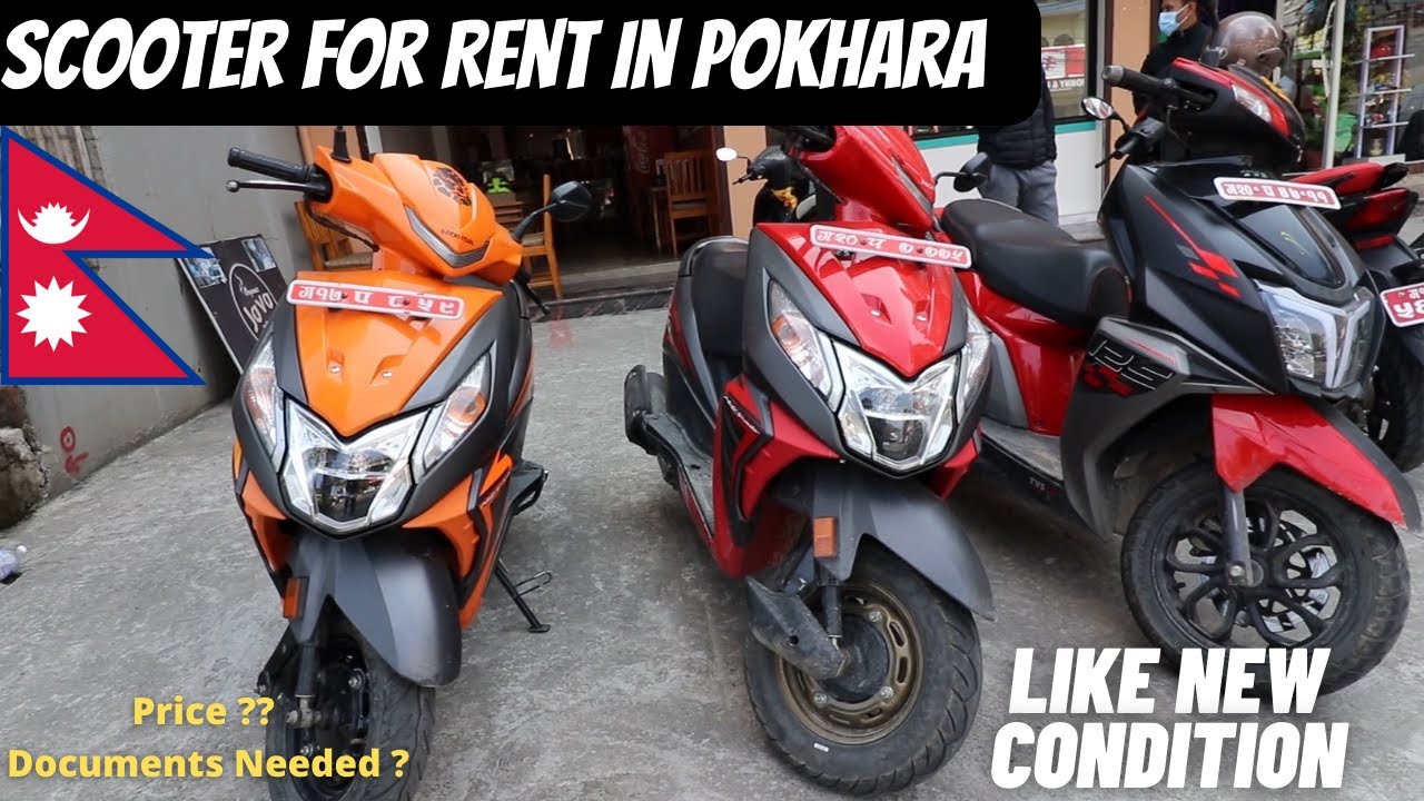 Scooter For Rent in Pokhara || Honda Dio TVS Ntorq | New Condition Scooters | AKR