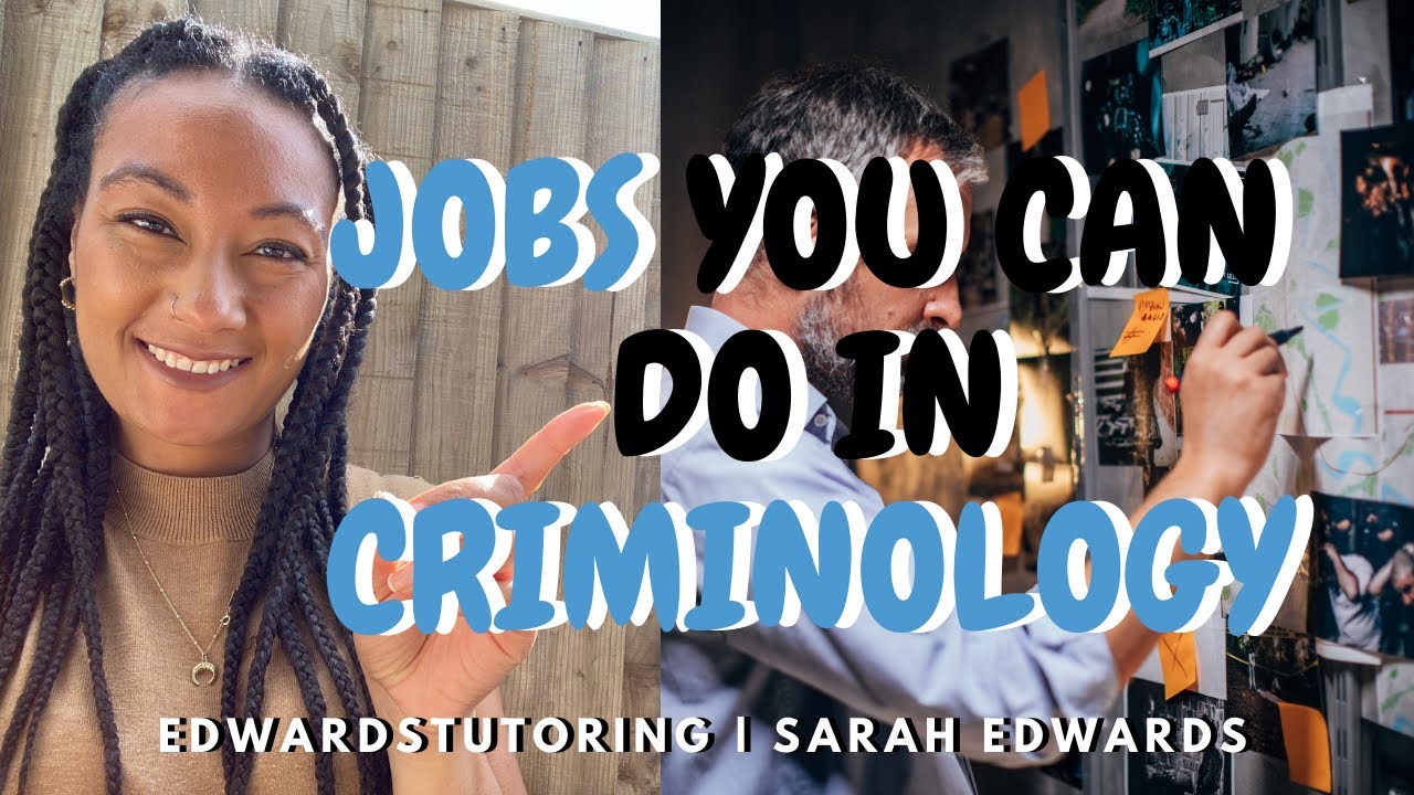 What Jobs Can YOU Do In Criminology Part 1 |