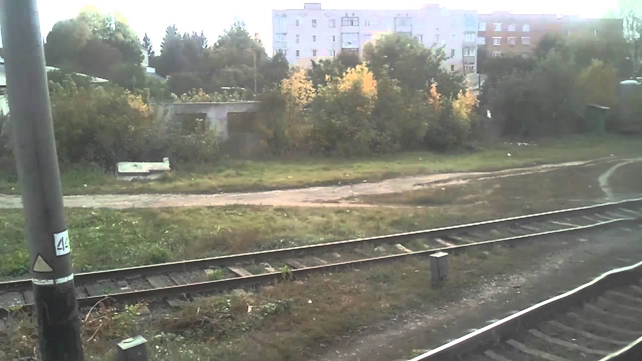 Поездка на поезде Симферополь-Львов-Симферополь (вид из окна) HD