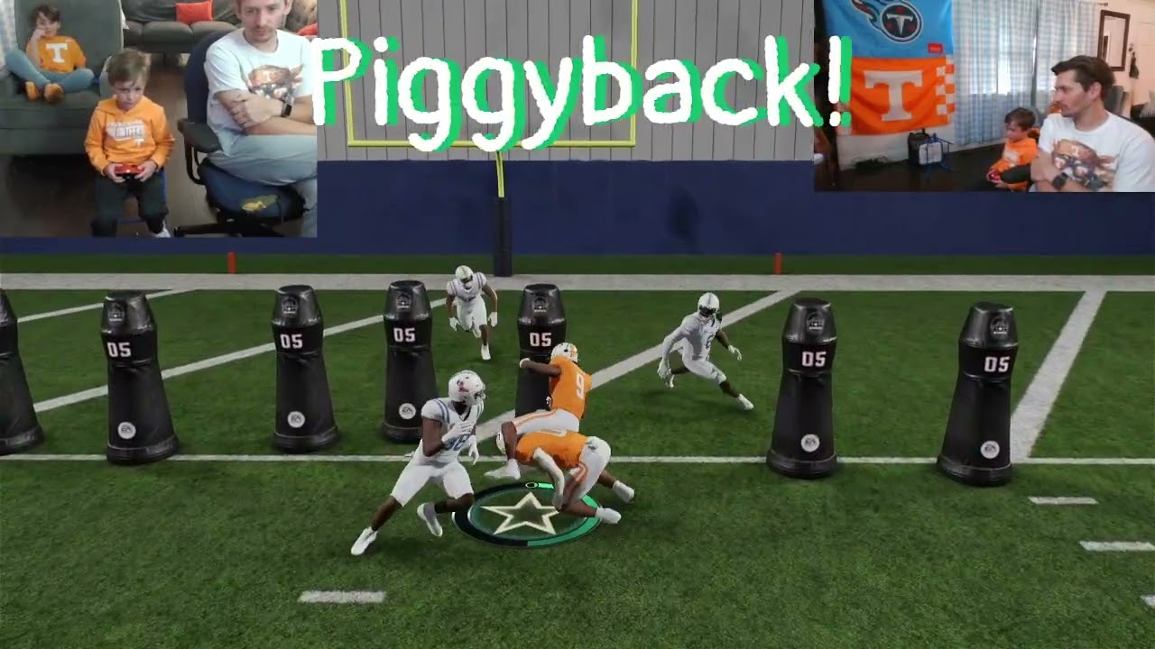 EA College Football Minigames Part 1: Rushing Attack