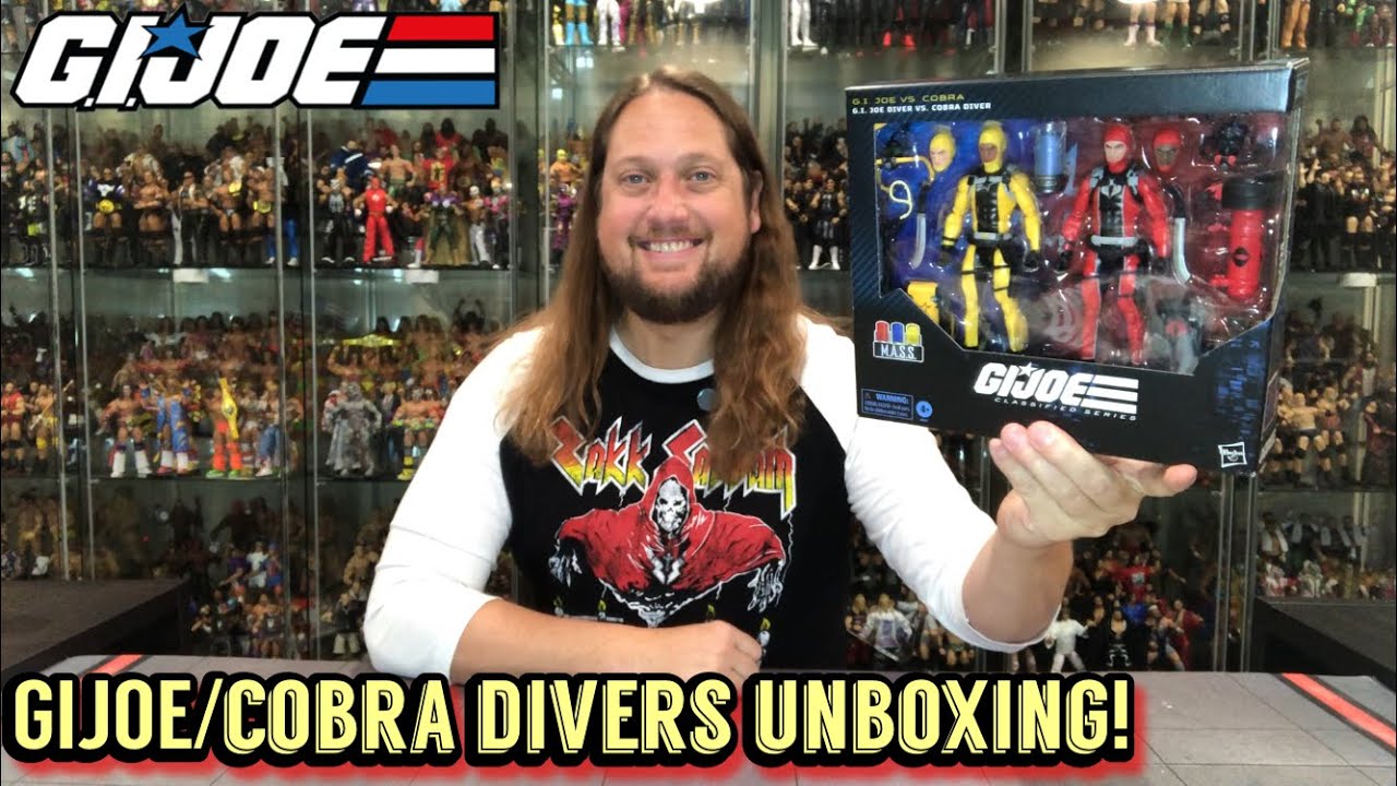 GIJOE Diver Vs Cobra Diver GIJOE Classified Series Unboxing & Review!