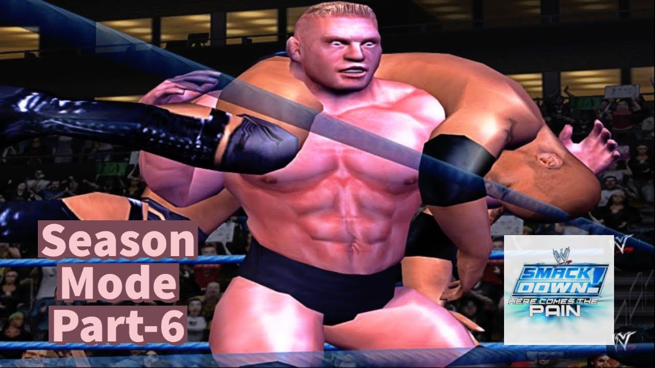 Brock Lesnar Season Mode  | WWE Smackdown! Here Comes The Pain | Part-6 | PCSX2