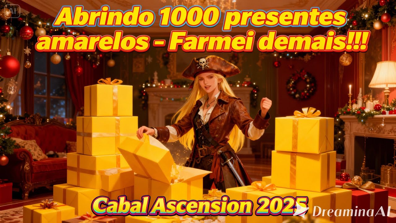 Abrindo 1000 presentes nv 3 - Até que enfim, Farmei!