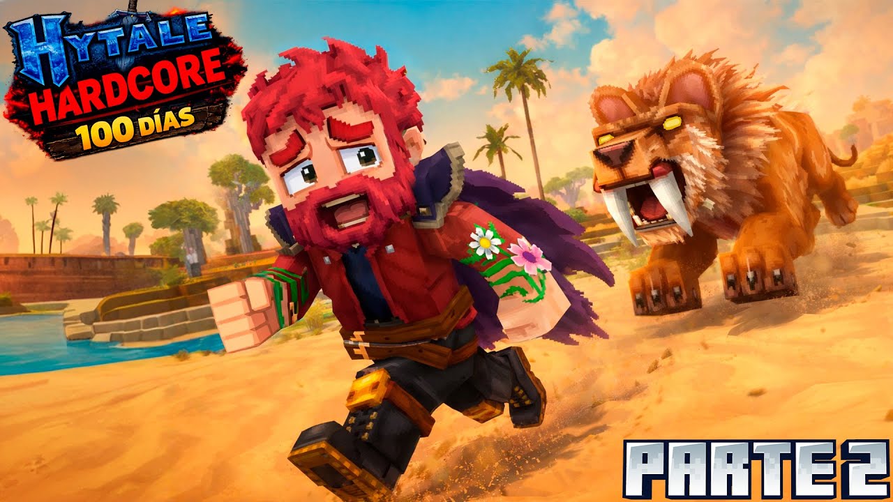 100 días en Hytale Hardcore || Sobreviviendo al Desierto!