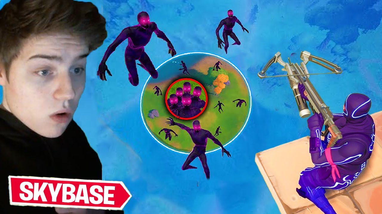 Zombilerle *SKYBASE* Challenge !! (Türkçe Fortnite)