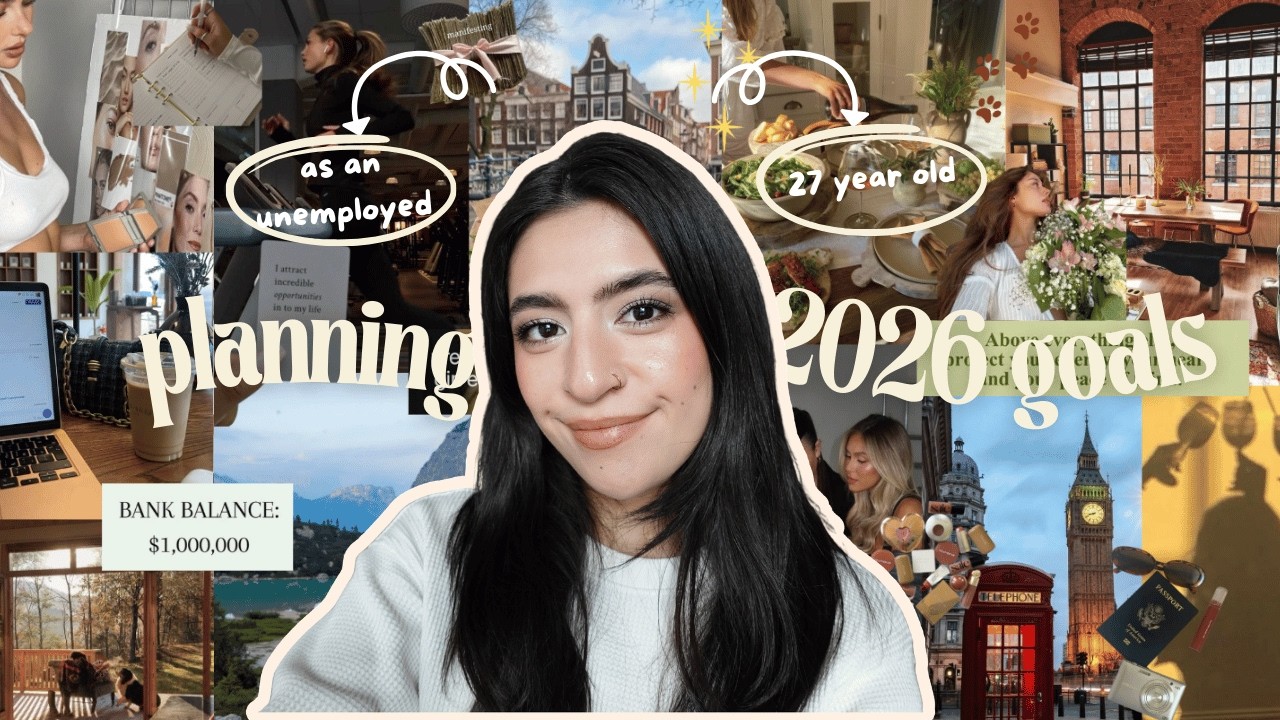 2026 GOAL SETTING | as an unemployed 27 year old (notion planner + punch cards)