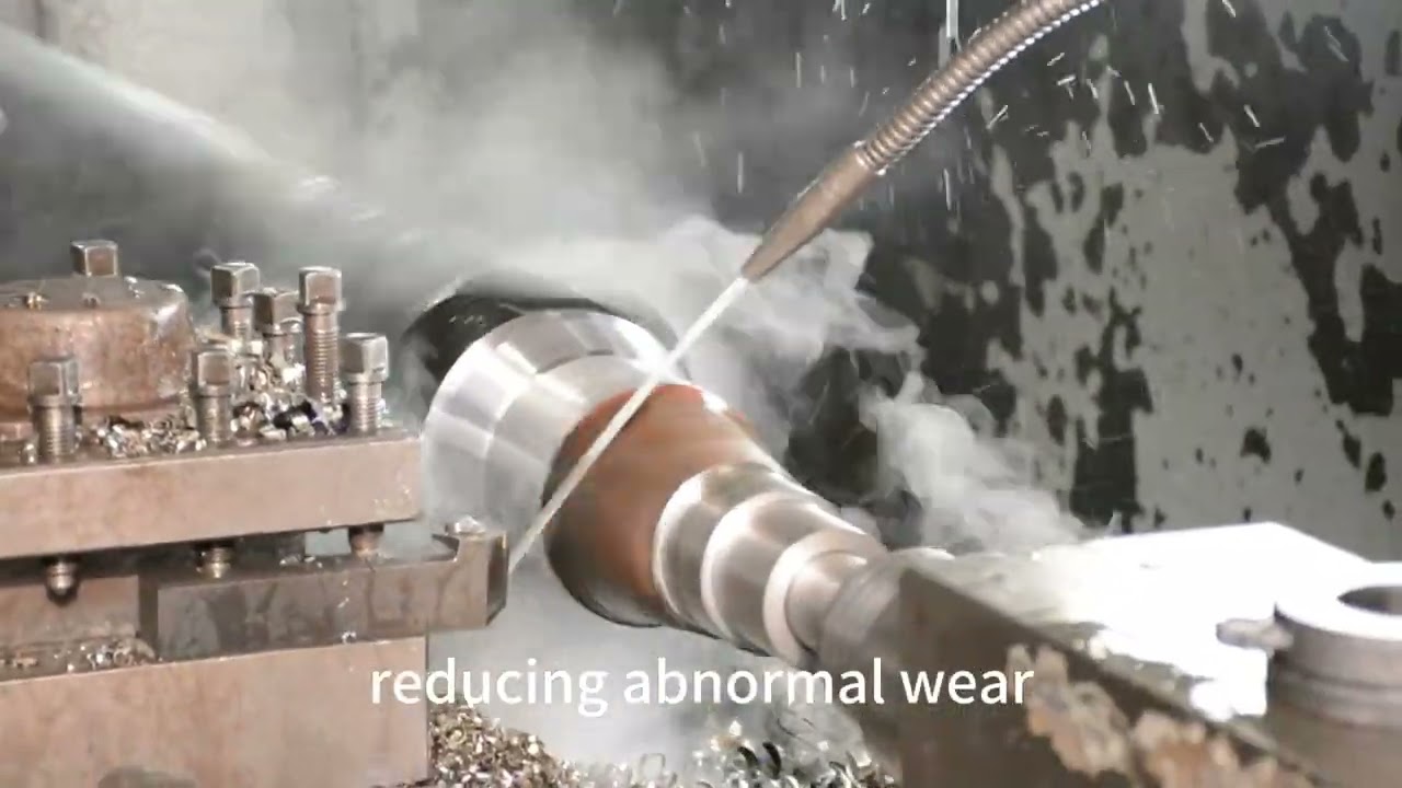 Precision turning of semi trailer axle bearing, Torneado de precisión de cojinetes de eje