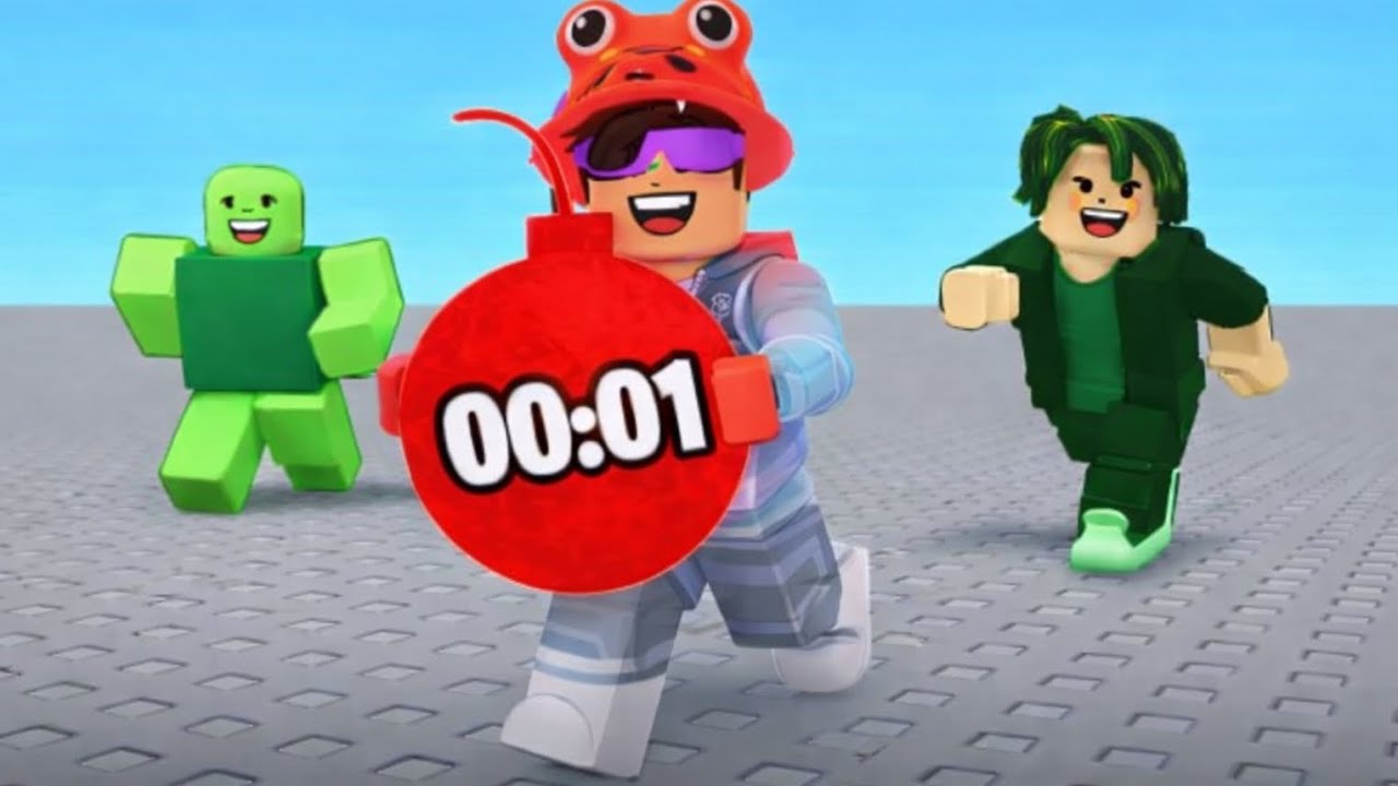 Joguei o jogo da bomba no Roblox 
