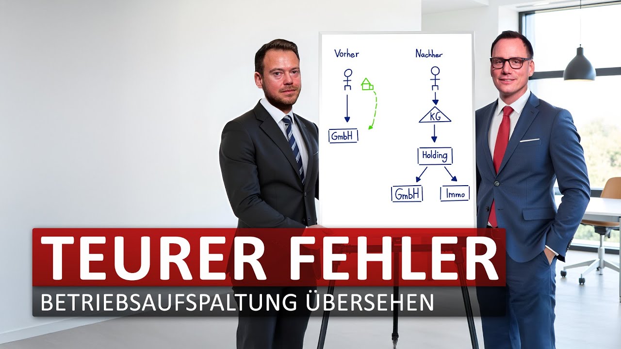 Mandant löst Betriebsaufspaltung auf: Holding-Vorteil und keine Wegzugsteuer!
