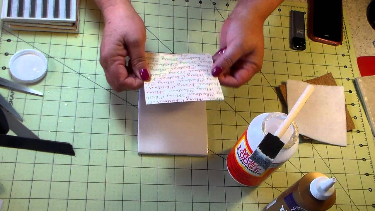 HOW TO: Make drink coasters out of tiles