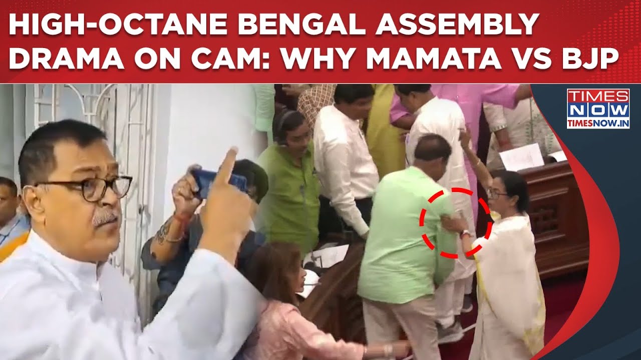 Bengal Assembly Drama On Cam: Raging Mamata Vs BJP| MLA Faints, Marshals In Action| Why Suspensions?
