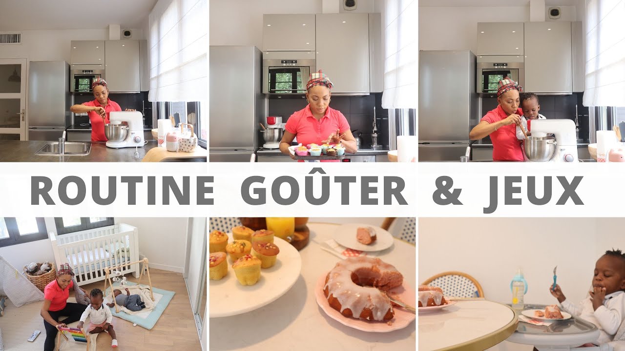 ROUTINE GOÛTER ET JEUX AVEC LES ENFANTS