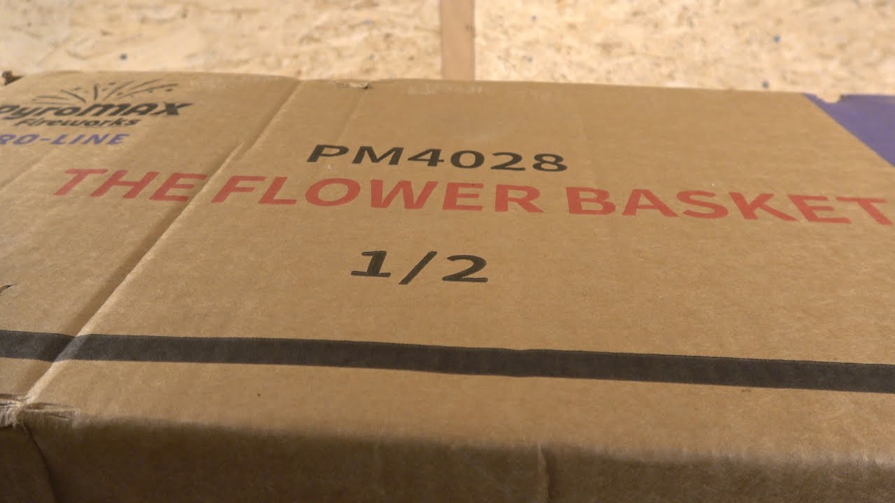 PM4028 - Ciasto złożone &bdquo;Koszyk Kwiat&oacute;w&rdquo; 2 firmy PyroMAX #fajerwerki