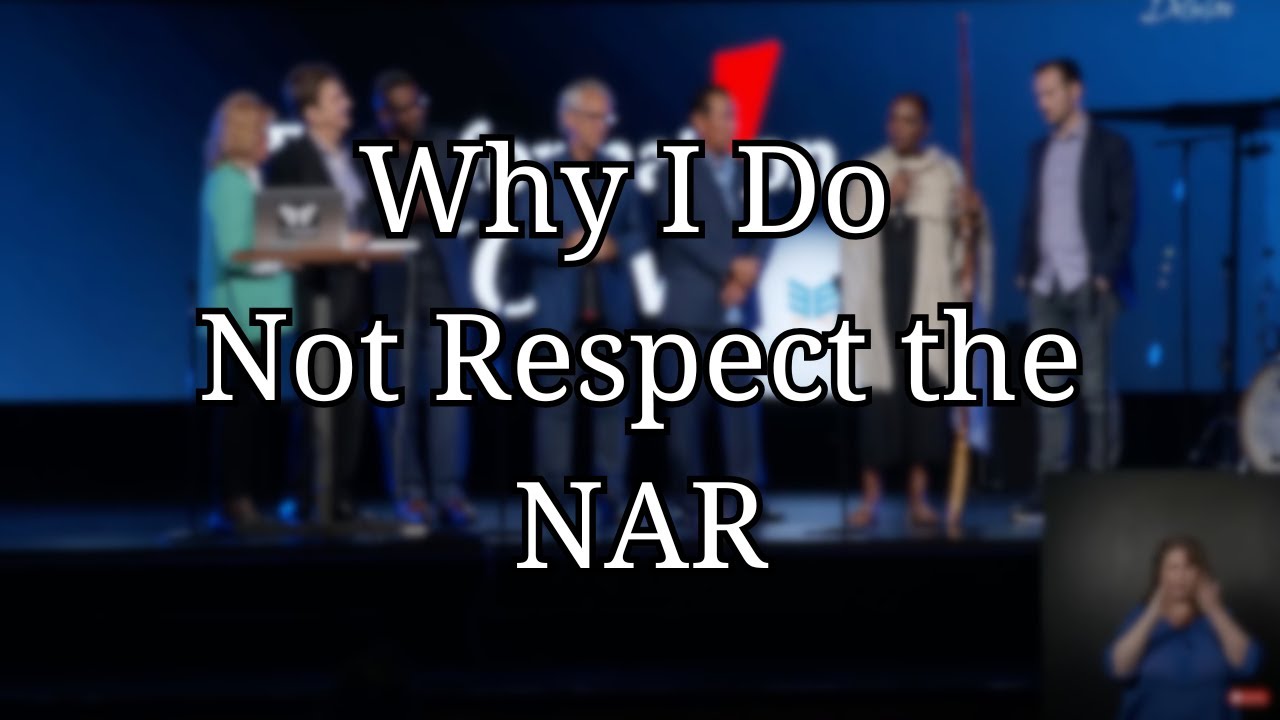 Why I Do Not Respect the NAR [Improviso #42]