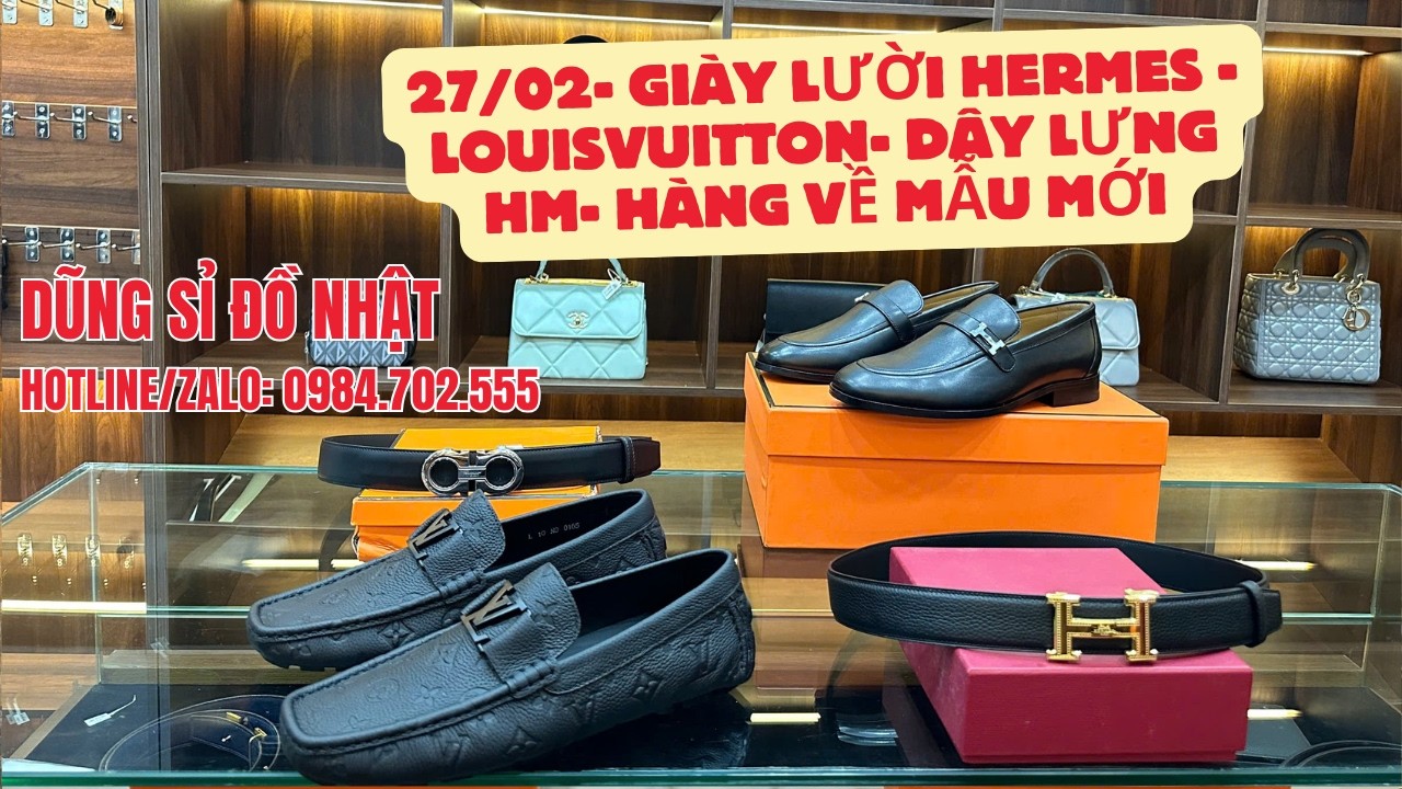 27/2 Lô Hàng Sau Tết  Dây Lưng Nam Giày Lười Mẫu Đẹp Giá Cực Tốt