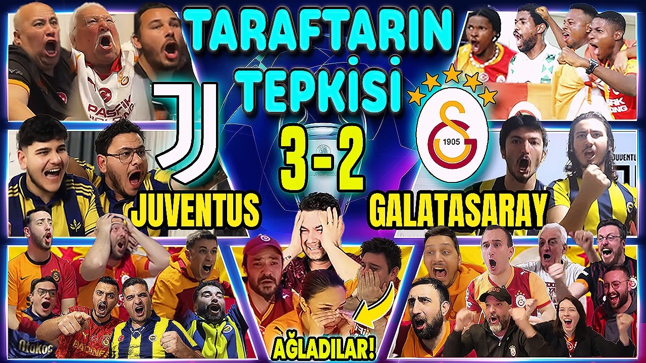 3-0'DA TUR GİDERKEN OSİMHEN SAHNEYE ÇIKTI SON 16 GELDİ🔥🦁 JUVENTUS 3-2 GALATASARAY TARAFTARIN TEPKİSİ