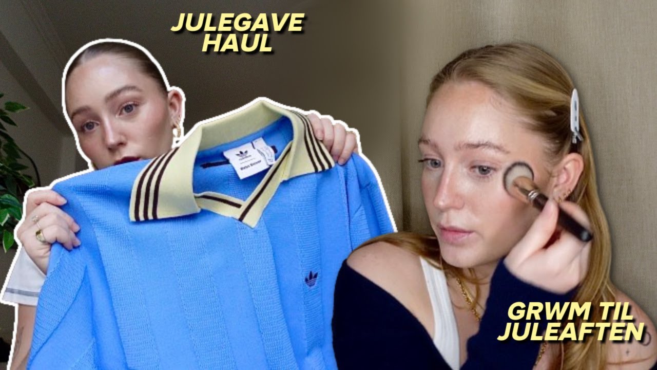 GRWM TIL JULEAFTEN, Q&A OG JULEGAVE HAUL