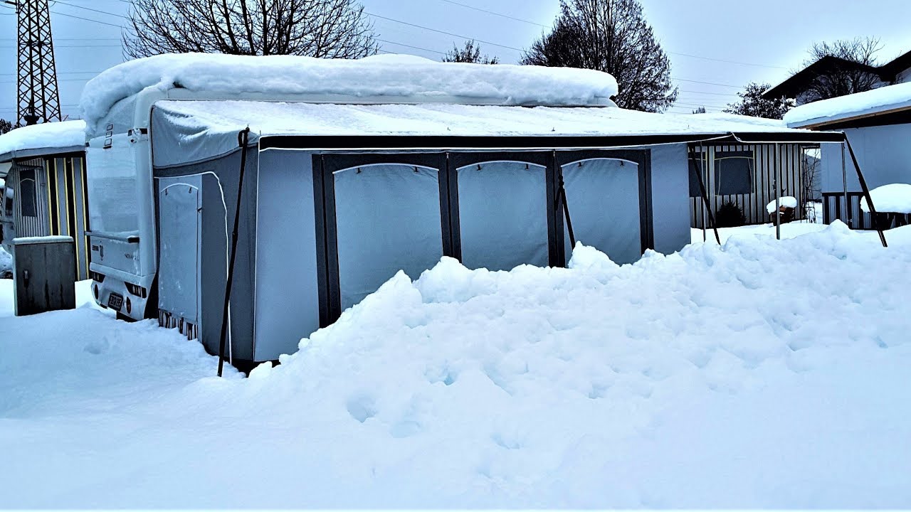 Schneechaos 2019 - Wie geht es meinem Wohnwagen/Wohnmobil im Zillertal? - 14.01.2019