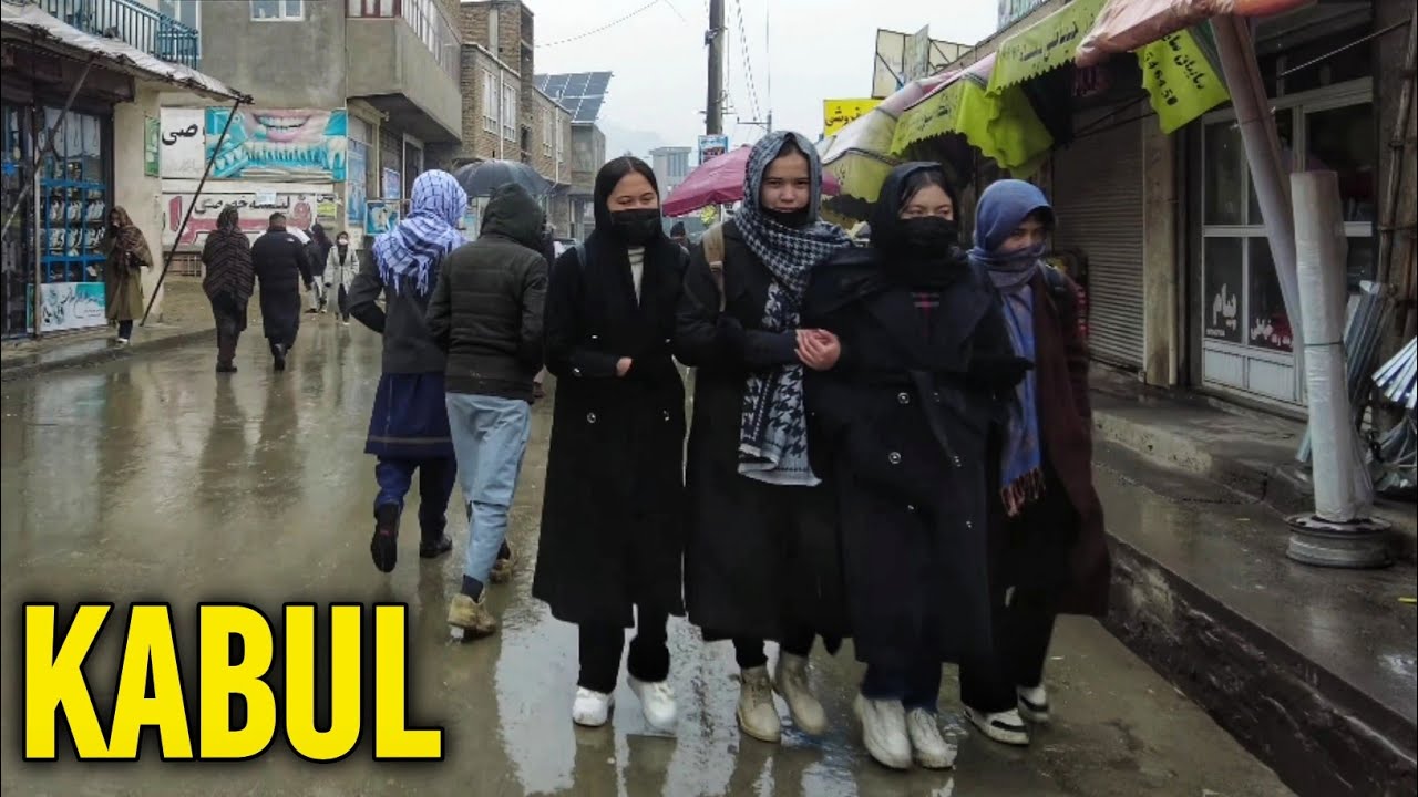 Kabul Walking Tour 2026 - Rainy Day 4K Street Walk in Afghanistan [Full Video]