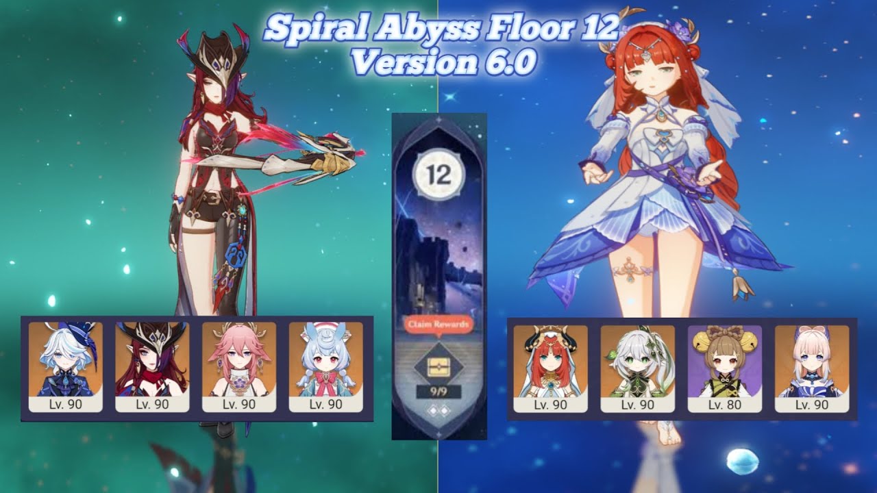 Spiral Abyss 6.0 Floor 12 | Chasca Electro Charge & Nilou Bloom (Genshin Impact)