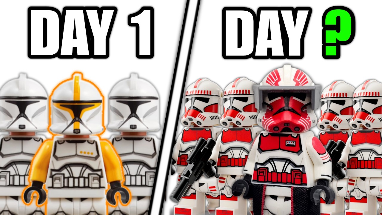 Я построил самую БОЛЬШУЮ армию клонов LEGO за 7 дней!