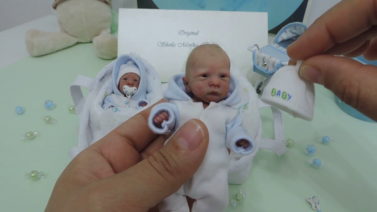 Miniatura de Bebê Polymer Clay By Sheila Mrofka
