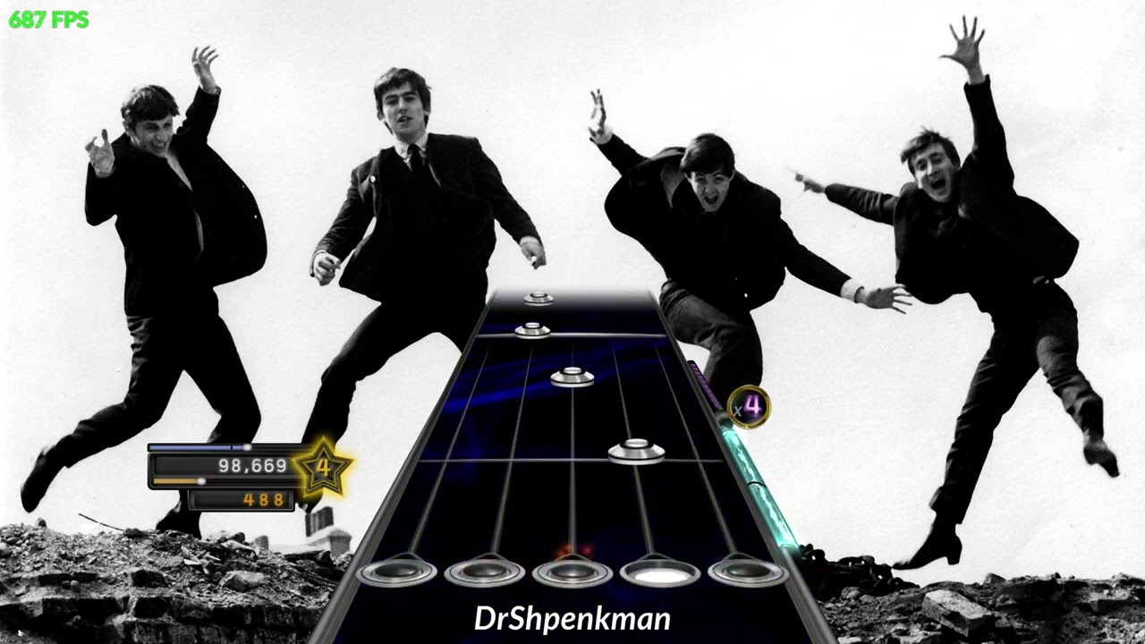 The Beatles - I Saw Her Standing There (Clone Hero FC Expert) (BASS)