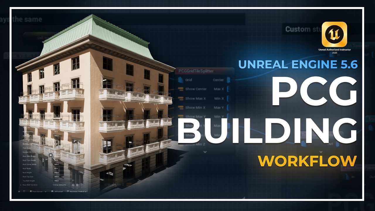 Unreal Engine 5.6: Intermediate PCG Building System Tutorial | DIPJOY UNREAL