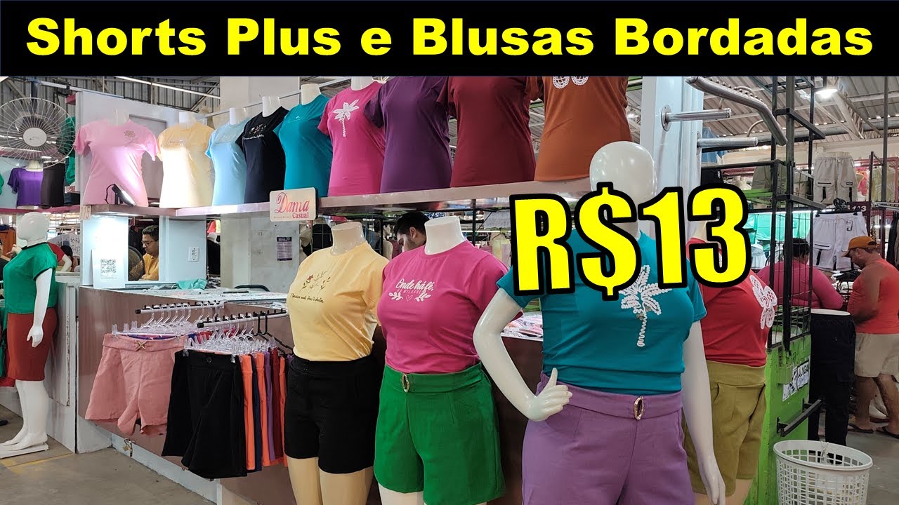 FABRICANTE DE SHORTS PLUS SIZE E TSHIRT BORDADA EM SANTA CRUZ DO CAPIBARIBE