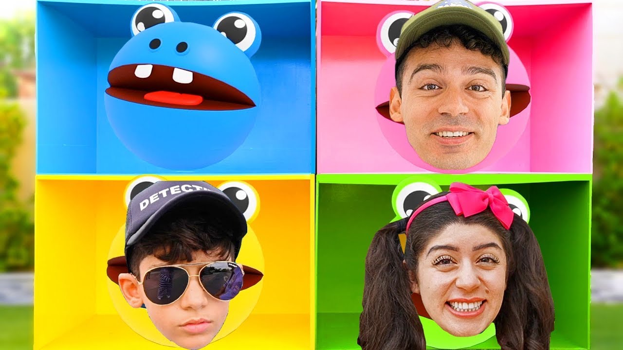 Sfida colorata per bambini 💛💚🧡 Video divertenti per bambini in italiano / Jason Vlogs Italia