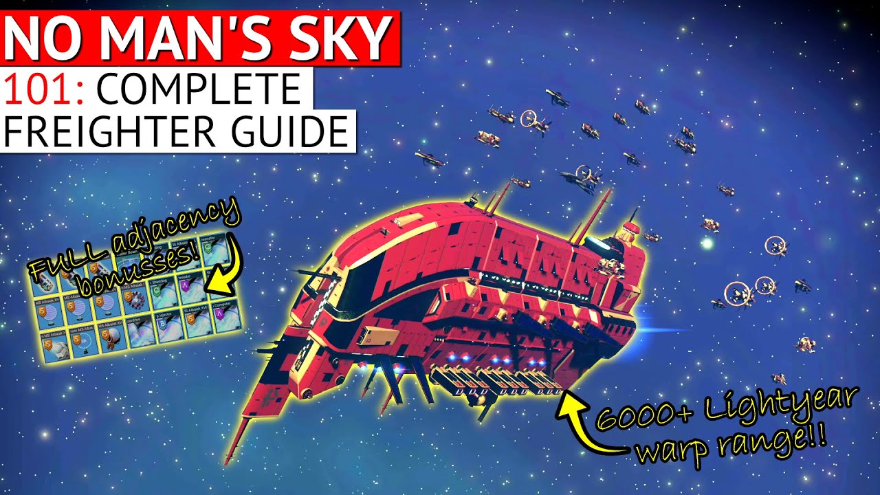 How to Fully Upgrade your Freighter in No Man's Sky