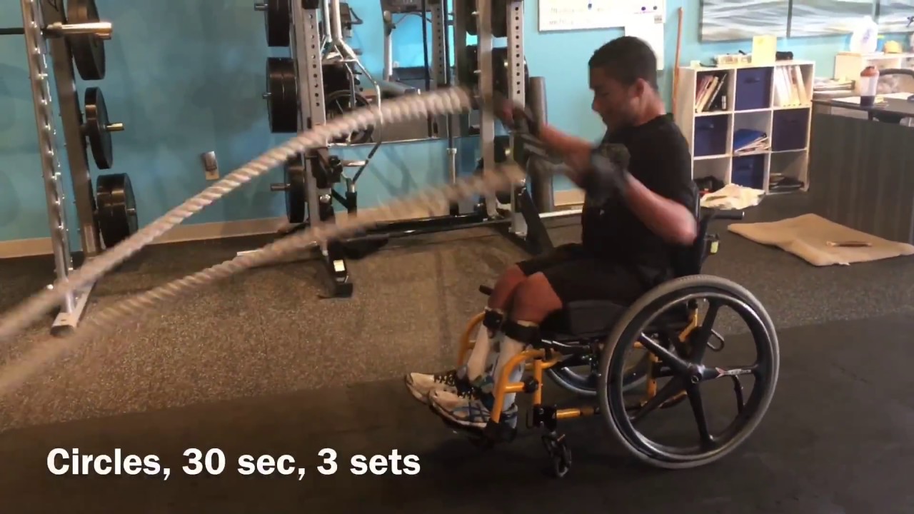 Adapted personal training for an individual with Spina Bifida