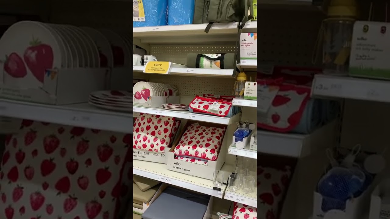 PICNIC ITEMS AVAILABLE IN WILKO | SUMMER SHOPPING