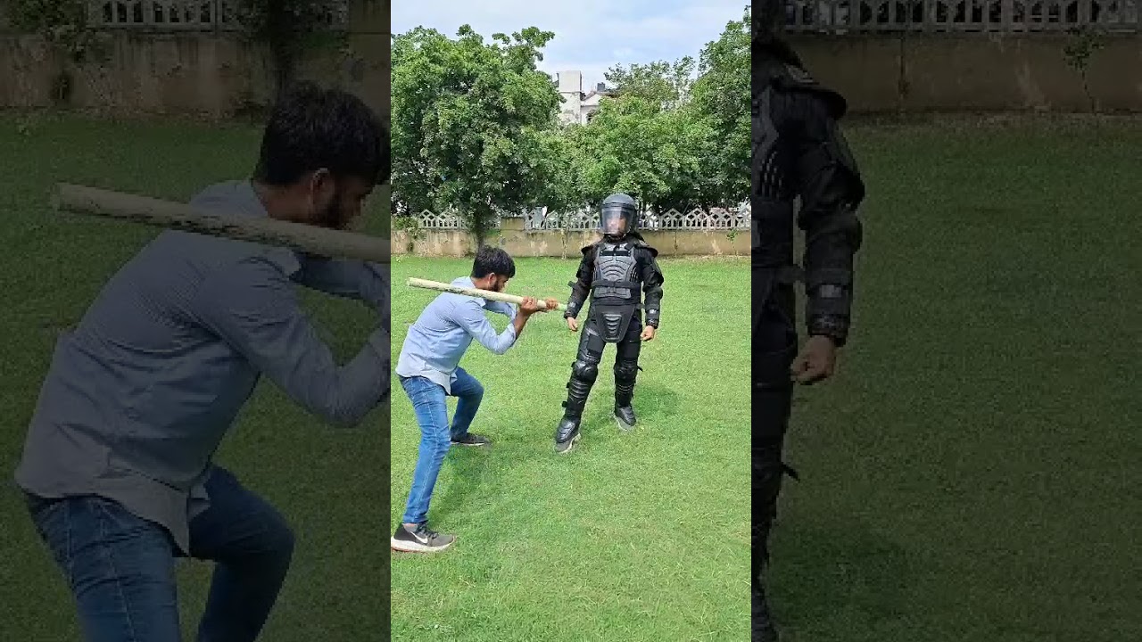 NEW !!! Riot Control Full Body Protector Suit with Anti Riot Helmet