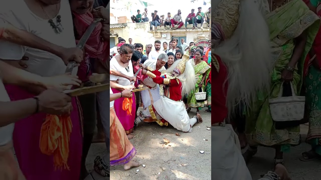 Harish Veeragase kadgha pravachan and harbata in nadvathi sri Veerabhadra Swamy konda#viralshorts
