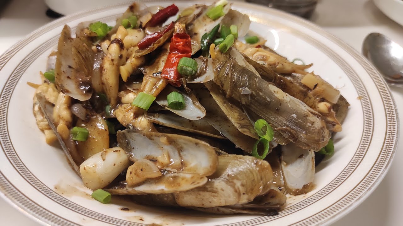 Razor Clams Chinese Style Recipe