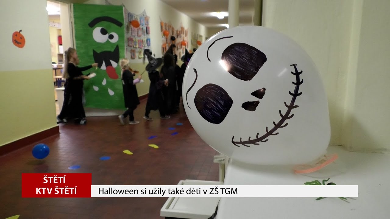 ŠTĚTÍ: Halloween si užily také děti v ZŠ TGM