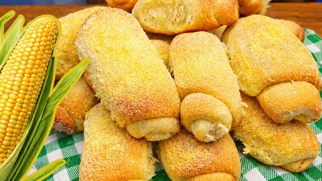 PÃO DE MILHO FOFINHO DE DELICIOSO I RECEITA INCRÍVEL E SABOROSA - Na Cozinha com Eli