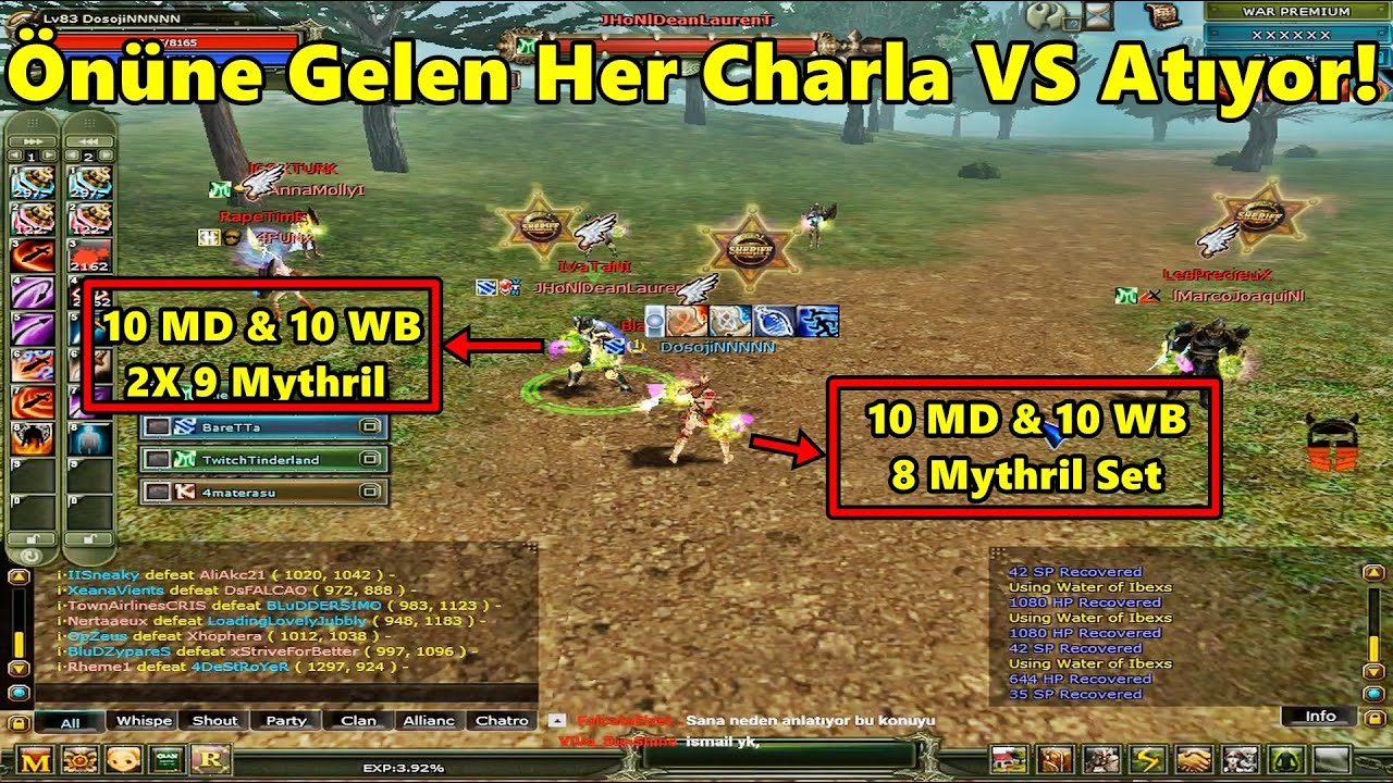 DomenicoWacco - Önüne Gelen Her Charla VS Atmaya Kalkarsa! | Knight Online