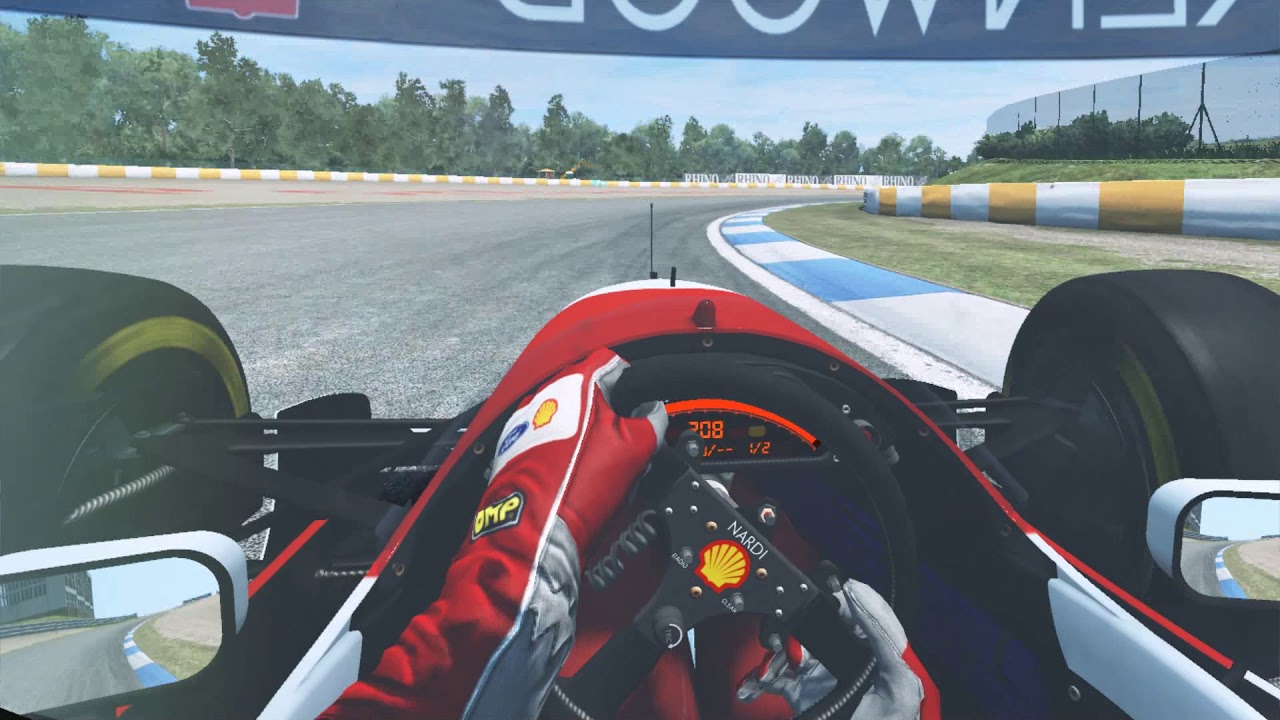 rFactor 2 in VR A.Senna McLaren MP4/8 1993 @Estoril
