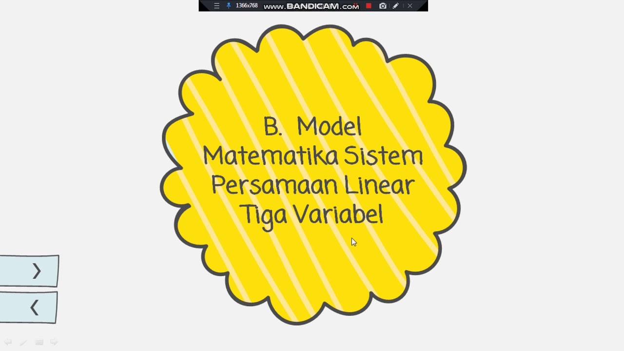 SISTEM PERSAMAAN LINEAR TIGA VARIABEL (SPLTV) SMA