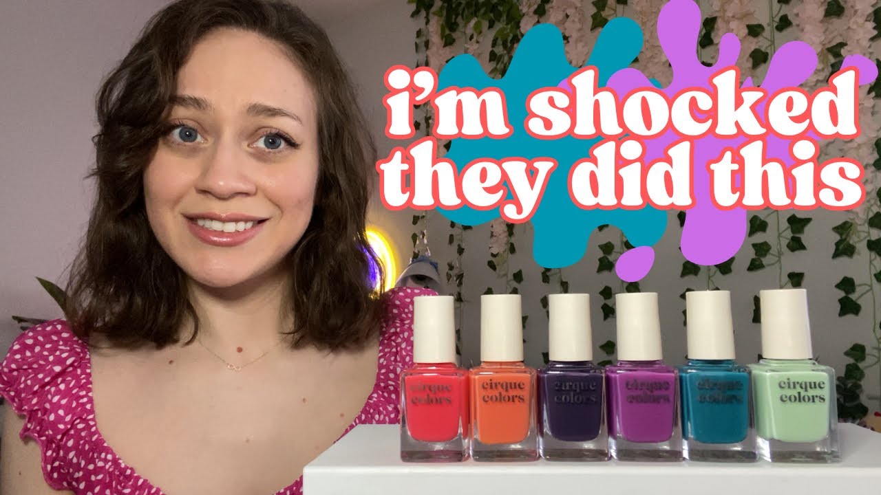Cirque Colors GLAZED 2025 🍉💦 Collection Swatches, Comparisons + Review!
