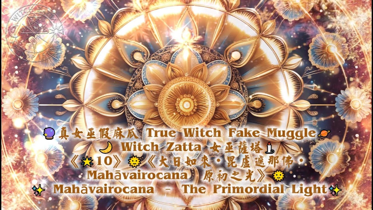 《🌟10》🌞《大日如來・毘盧遮那佛・Mahāvairocana｜原初之光》🌞✨ Mahāvairocana – The Primordial Light✨