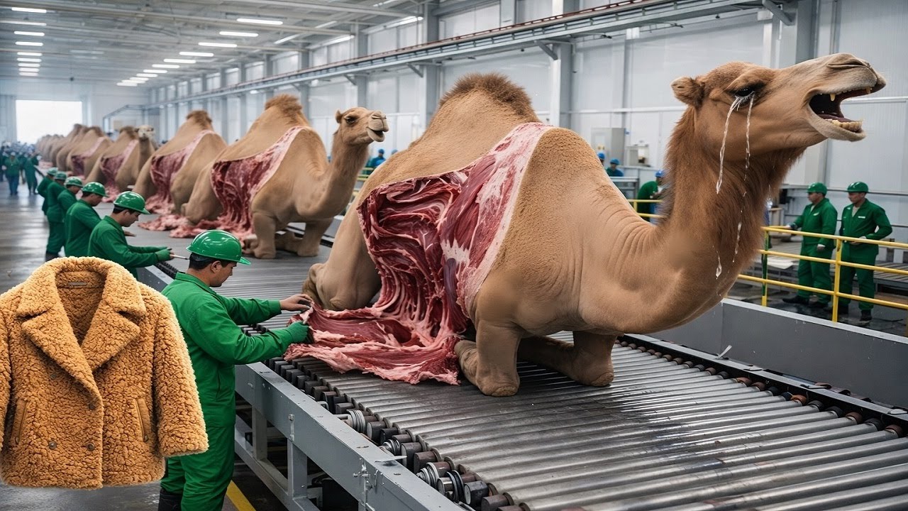 Inside the World&rsquo;s Largest Camel Wool Factory &mdash; From Fiber to Winter Jackets (Mass Production ASMR)