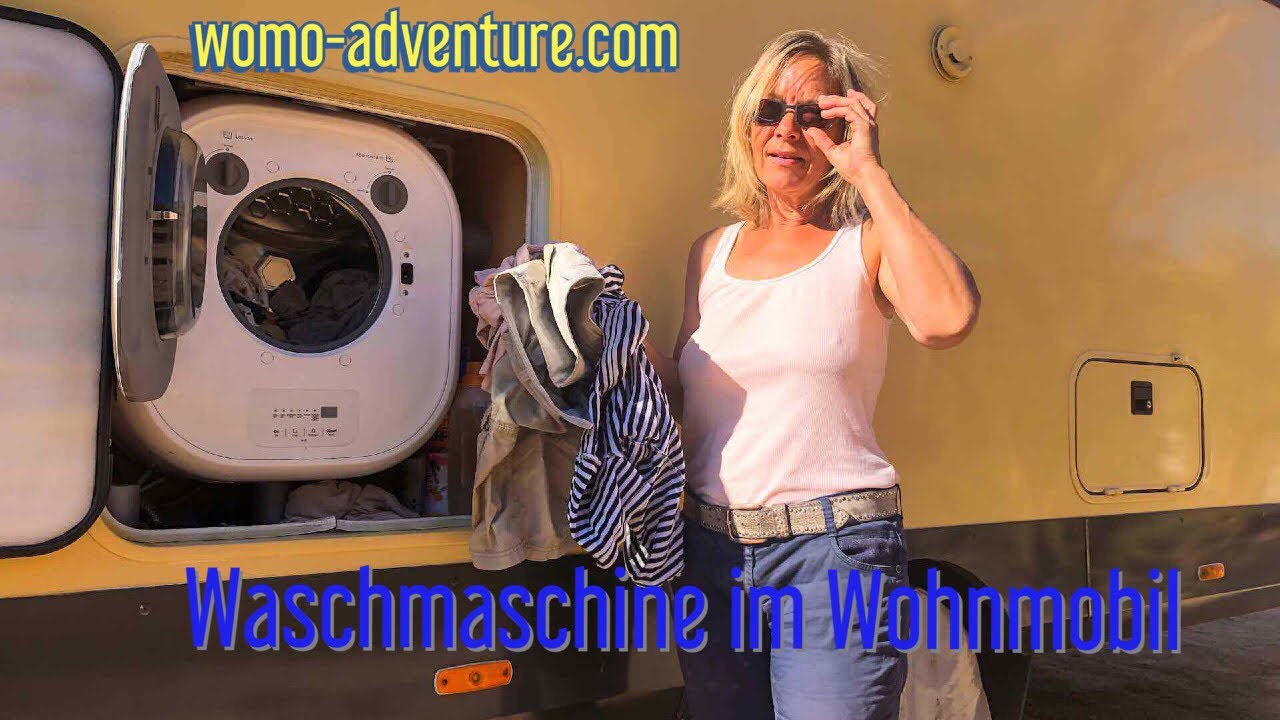 Waschmaschine im Wohnmobil #daewoo #dwd-cv801pc
